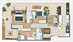 Apartamento com 2 Quartos à Venda, 60 m² em Jardim Das Belezas - Carapicuíba