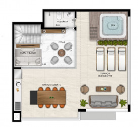 Cobertura com 3 Quartos à Venda, 182 m² em Jardim Guedala - São Paulo