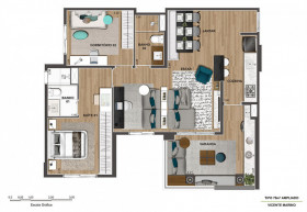 Apartamento com 2 Quartos à Venda, 57 m² em Barra Funda - São Paulo