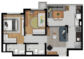 Loft com 1 Quarto à Venda, 25 m² em Vila Clementino - São Paulo