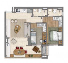 Apartamento com 2 Quartos à Venda, 63 m² em Vila Mariana - São Paulo