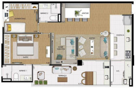Apartamento com 2 Quartos à Venda, 64 m² em Vila Prudente - São Paulo
