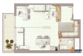 Sala Comercial à Venda, 39 m² em Santo Amaro - São Paulo
