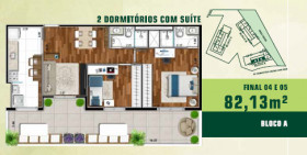 Apartamento com 2 Quartos à Venda, 60 m² em Jardim Tupanci - Barueri