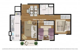 Imóvel com 2 Quartos à Venda, 47 m² em Vila Tupi - Várzea Paulista