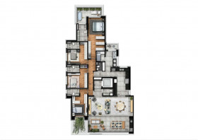 Apartamento com 4 Quartos à Venda, 245 m² em Jardim Anália Franco - São Paulo
