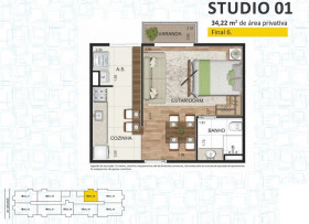 Apartamento com 2 Quartos à Venda, 59 m² em Alphaville - Barueri