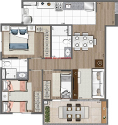 Casa com 3 Quartos à Venda, 75 m² em Residencial Santa Giovana - Jundiaí