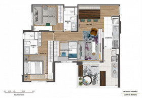 Apartamento com 2 Quartos à Venda, 57 m² em Barra Funda - São Paulo