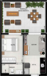 Apartamento com 1 Quarto à Venda, 23 m² em Bela Vista - São Paulo