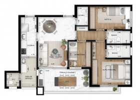 Cobertura com 3 Quartos à Venda, 182 m² em Jardim Guedala - São Paulo