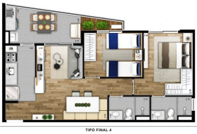 Apartamento com 2 Quartos à Venda, 58 m² em Vila Romana - São Paulo