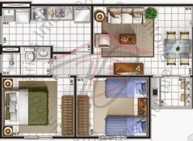 Imóvel com 2 Quartos à Venda, 50 m² em Jardim Bom Retiro (nova Veneza) - Sumaré