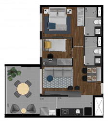 Apartamento com 2 Quartos à Venda, 55 m² em Ipiranga - São Paulo