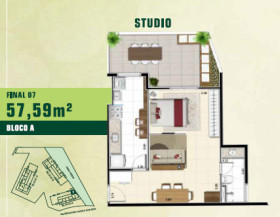 Apartamento com 2 Quartos à Venda, 57 m² em Jardim Tupanci - Barueri