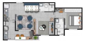 Apartamento com 2 Quartos à Venda, 69 m² em Aclimação - São Paulo