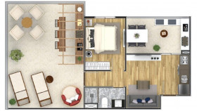 Apartamento com 2 Quartos à Venda, 31 m² em Lapa - São Paulo