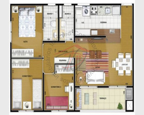 Imóvel com 3 Quartos à Venda, 70 m² em Vila São Francisco - Hortolândia