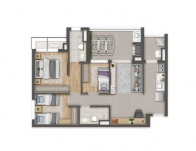 Studio com 1 Quarto à Venda, 25 m² em Vila Clementino - São Paulo