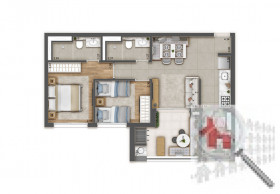 Apartamento com 2 Quartos à Venda, 63 m² em Tucuruvi - São Paulo