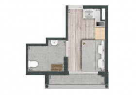 Studio com 1 Quarto à Venda, 52 m² em Consolação - São Paulo