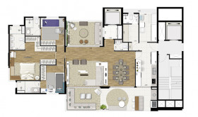 Apartamento com 3 Quartos à Venda, 171 m² em Perdizes - São Paulo