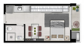 Apartamento com 2 Quartos à Venda, 54 m² em Vila Clementino - São Paulo