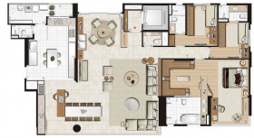 Apartamento com 4 Quartos à Venda, 235 m² em Lapa - São Paulo