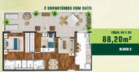 Apartamento com 2 Quartos à Venda, 57 m² em Jardim Tupanci - Barueri