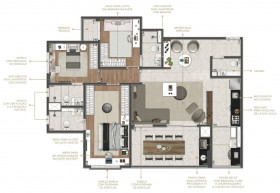 Apartamento com 2 Quartos à Venda, 79 m² em Santo Amaro - São Paulo