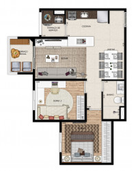 Apartamento com 2 Quartos à Venda, 111 m² em Mooca - São Paulo