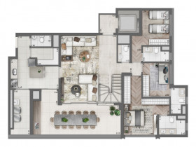 Cobertura com 3 Quartos à Venda, 269 m² em Vila Clementino - São Paulo