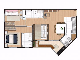 Apartamento com 2 Quartos à Venda, 55 m² em Brás - São Paulo