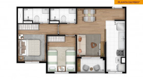 Apartamento com 2 Quartos à Venda, 50 m² em Cambuci - São Paulo