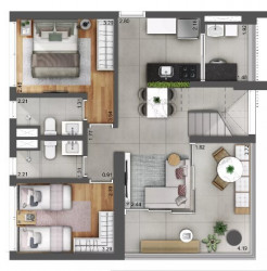 Apartamento com 2 Quartos à Venda, 125 m² em Perdizes - São Paulo