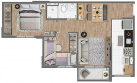 Apartamento com 2 Quartos à Venda, 64 m² em Vila Andrade - São Paulo
