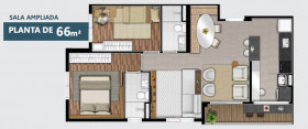 Apartamento com 2 Quartos à Venda, 60 m² em Parque Viana - Barueri