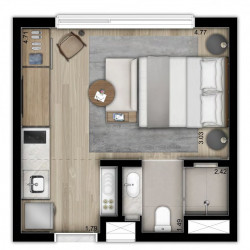 Apartamento com 2 Quartos à Venda, 60 m² em Sumaré - São Paulo