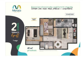 Apartamento à Venda,  em Monaco - Programa Casa Verde Amarela - Cotia