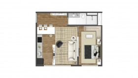 Studio com 1 Quarto à Venda, 42 m² em Boa Vista - São Caetano Do Sul