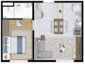 Apartamento com 1 Quarto à Venda, 27 m² em Chácara Santo Antônio (zona Sul) - São Paulo