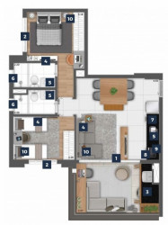 Apartamento com 2 Quartos à Venda, 73 m² em Chácara Santo Antônio (zona Sul) - São Paulo