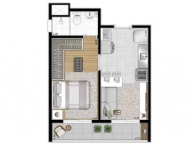 Apartamento com 1 Quarto à Venda, 31 m² em Limão - São Paulo