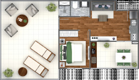 Apartamento com 2 Quartos à Venda, 30 m² em Ipiranga - São Paulo