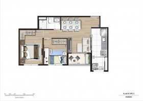 Apartamento com 2 Quartos à Venda, 44 m² em Limão - São Paulo