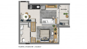 Apartamento com 1 Quarto à Venda, 33 m² em Vila Mariana - São Paulo
