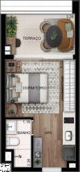 Studio com 1 Quarto à Venda, 27 m² em Perdizes - São Paulo