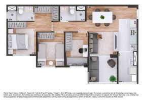 Apartamento com 2 Quartos à Venda, 59 m² em Pirituba - São Paulo