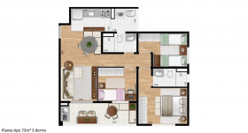 Apartamento com 2 Quartos à Venda, 63 m² em Mooca - São Paulo