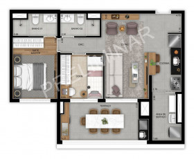 Apartamento com 2 Quartos à Venda, 75 m² em Jardim Prudência - São Paulo